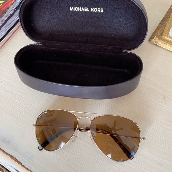 Michael Kors Woman’s Aviator Sunglasses